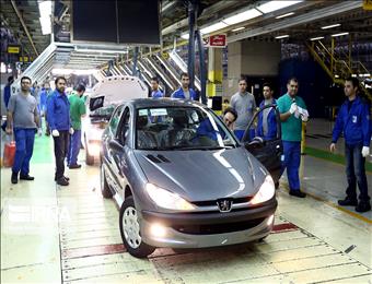 رشد تولید در ایران خودرو