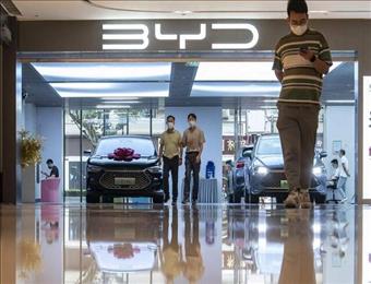 بی‌وای‌دی پرفروش‌ترین برند خودروی چین در ماه نوامبر